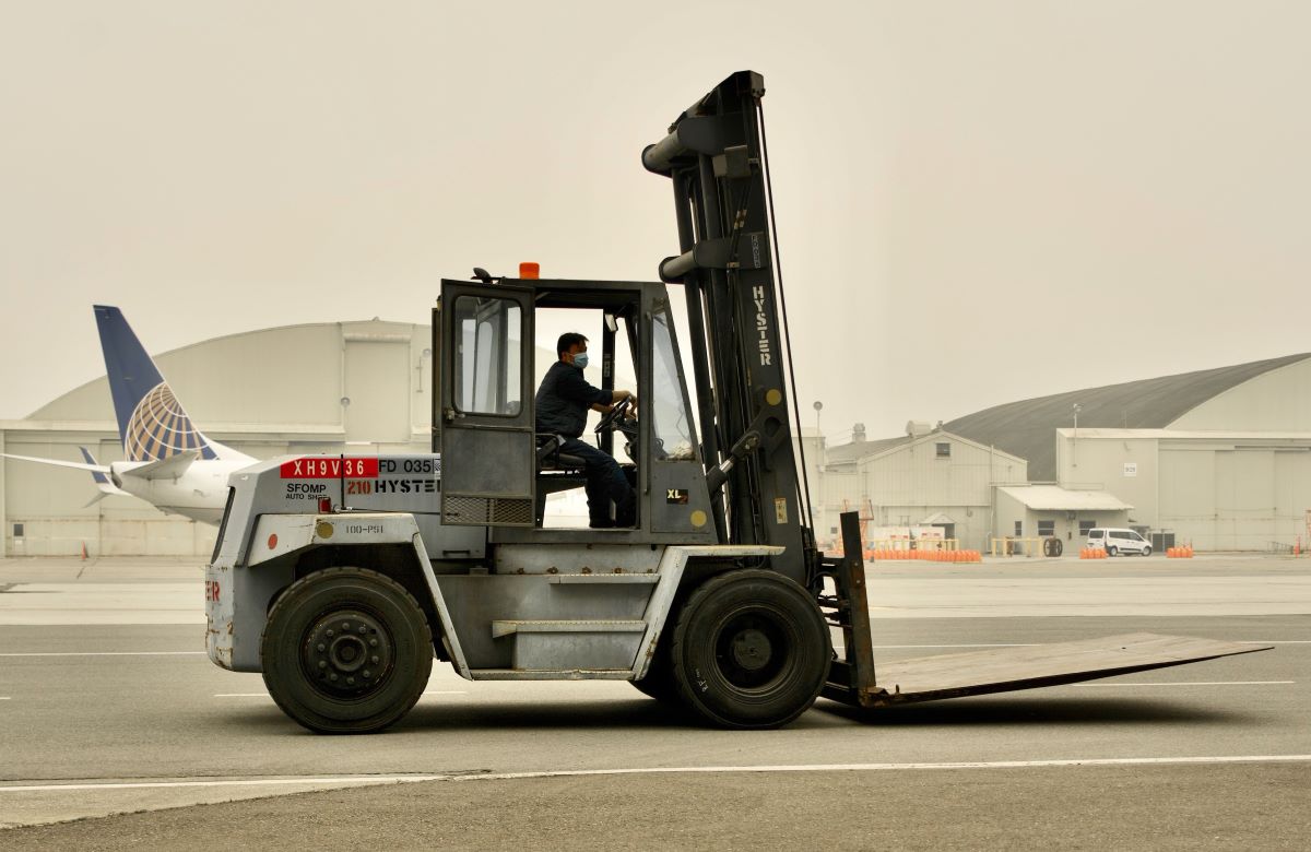 1984 Gaffeltruck 12 ton